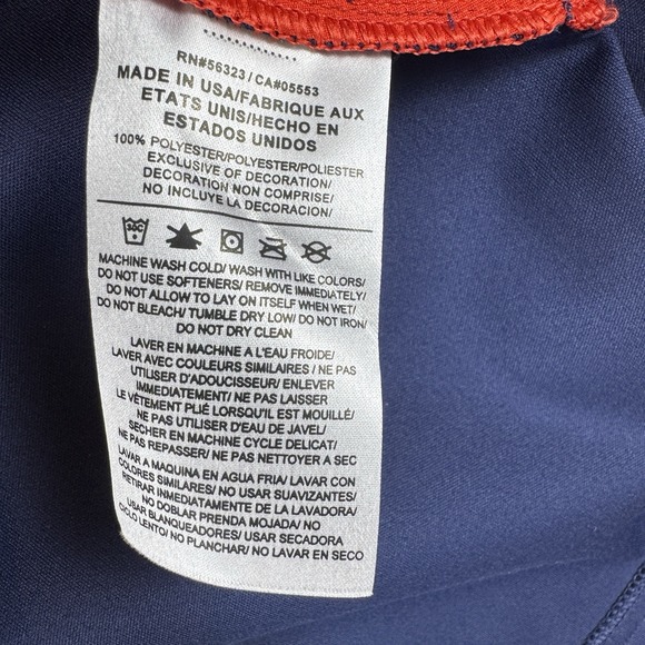 Nike Full Zip UCONN Huskies Vest Women's Navy & Red Size L - Picture 5 of 9